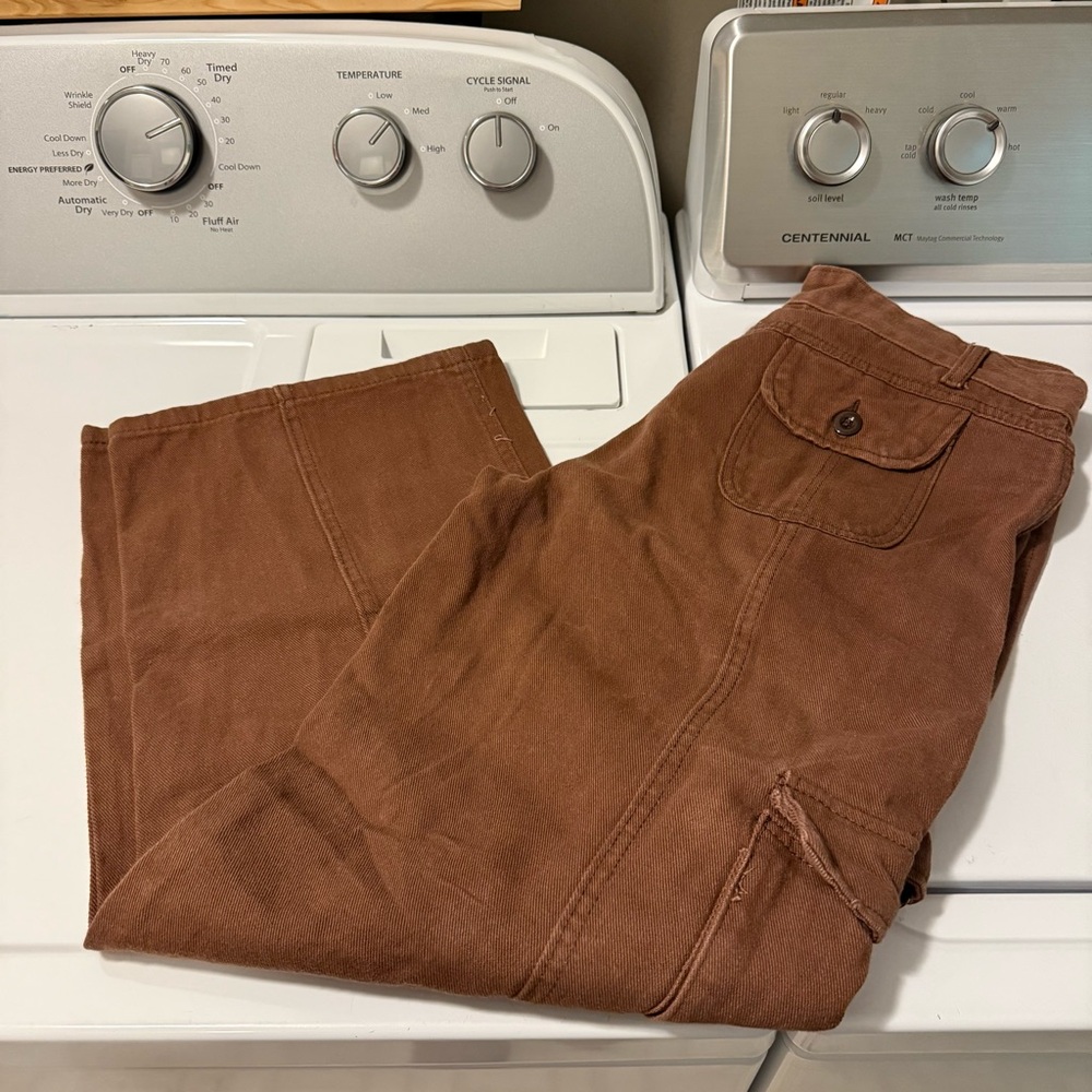 Brown cargo pants